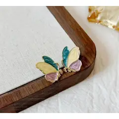 MORITA BAG STORE - ARETES PARA MUJER CON DISEÑO ALAS DE MARIPOSA