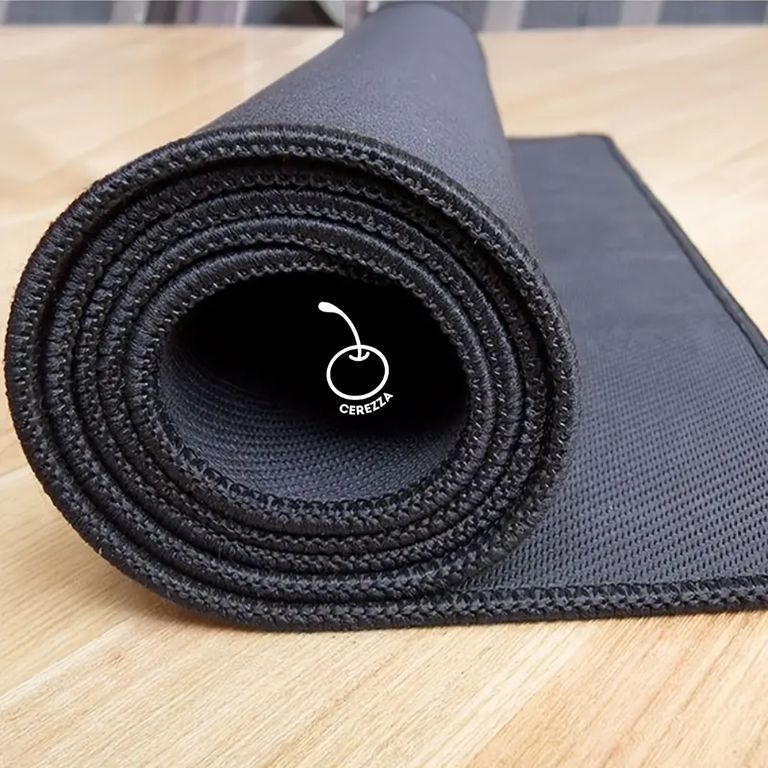 Mouse Pad Gamer XL 90cm x 40cm Alfombrilla para PC Borde Cosido Negro