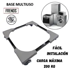 GENERICO - Base Móvil Multifuncional MDWM007M para Electrodomésticos 200 kg