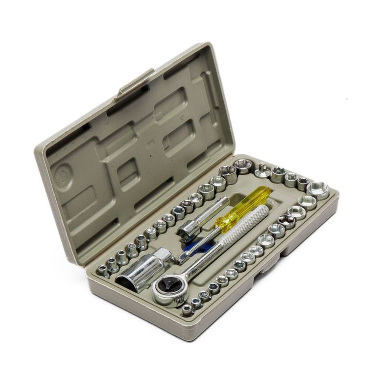 Set Dados 40 Piezas Juego De Herramientas