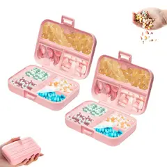 GENERICO - Pastillero portatil x 2unds Pastillero Semanal