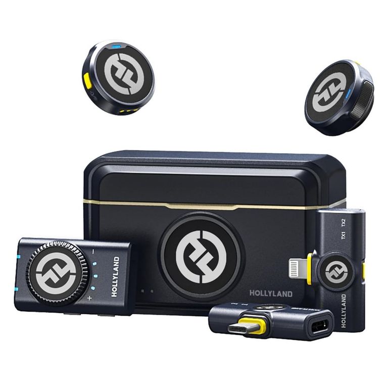 Hollyland - Micrófono Lavalier Lark M2 Combo For Android Iphone