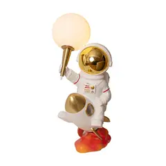 PANORAMA HOGAR - Lámpara de Mesa Panadecor Astronauta Poliresina 42CM