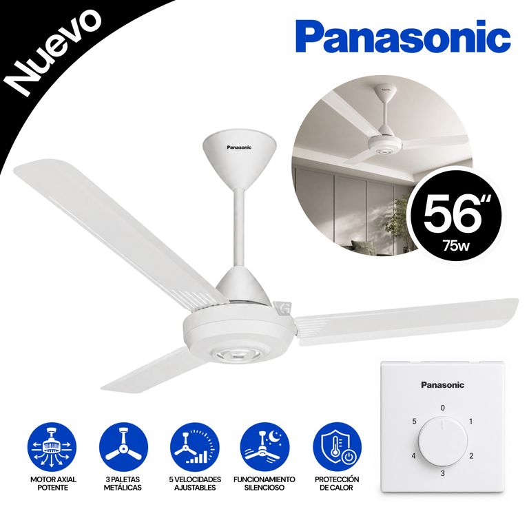Ventilador de Techo F-56NL2AAWJ 75W