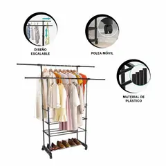 RYBIU IMPORT - Pack2 Perchero con 3 Niveles de Zapatera Y+Regalo Stickers