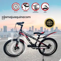 VELOX - Bicicleta Deportiva Aro 20 «HXL RUN» Edición Limitada Red