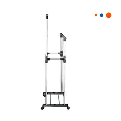 GENERICO - Pack2 Perchero para Vestidos Casa Plateado Y+Papel de Regalo