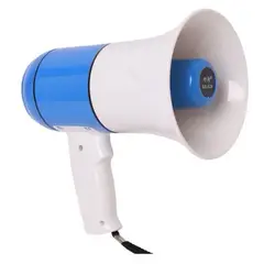 CAFINI - Megáfono 30W Sirena Grabadora USB Bluetooth Batería Recargable