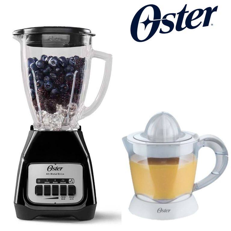 COMBO Licuadora 2 Velocidades + Exprimidor de Cítrico 1 Lt
