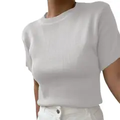 GENERICO - Polo Manga 35 Hilo Mujer Vino 359G-18 Color Perla