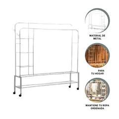 GENERICO - Pack2 Estante Compacto de 2 Niveles Blanco Y+Regalo Stickers