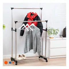 GENERICO - Pack6 Perchero en Acero Util en Plateado Y+Regalo Stickers