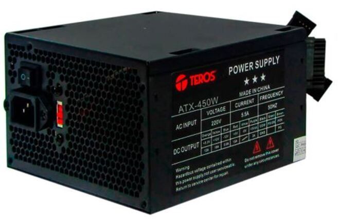 FUENTE DE ALIMENTACIÓN ATX-450W ATX 115V 230V