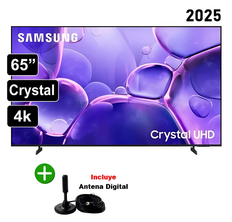Televisor 65 UN65U8000F Crystal UHD Smart TV 2025 + Antena Digital