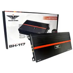 BLACK HAWK - Amplificador Digital Negro Clase D 2400w