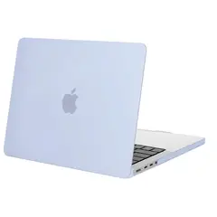 GENERICO - Funda Case para MacBook Pro 14.2 " M4 M3 M2 M1 - CELESTE ESCARCHADO