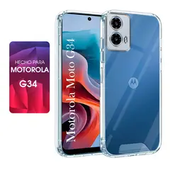 SPACE - Case Para Motorola G34 Transparente