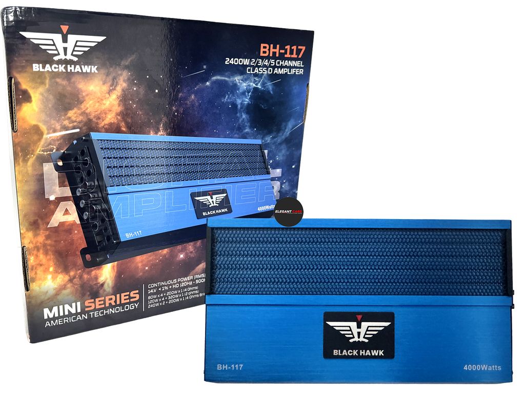 Amplificador Digital Azul 5 Canales 2400w