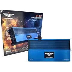 BLACK HAWK - Amplificador Digital Azul 5 Canales 2400w