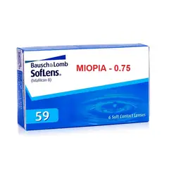 GENERICO - Lente de contacto Soflens para Miopia Medida: - 0.75