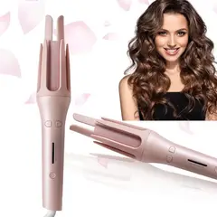 GENERICO - Rizador de Cabello Automático Color Rosa Ondas Perfectas en Minutos