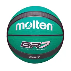 MOLTEN - Pelota Para Basket Bgr7 Goma VerdeNegro