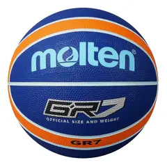 MOLTEN - Pelota Para Basket Bgr7 Goma AzulNaranja