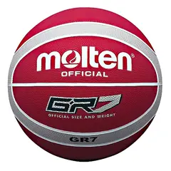MOLTEN - Pelota Para Basket Bgr7 Goma RojoPlomo