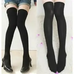 VARIOS - MEDIAS ENTERAS LARGAS BUCANERAS DIVERSOS COLORES MONOCOLOR