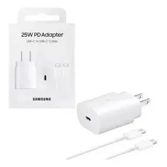 SAMSUNG - CARGADOR PARA DE 25W BLANCO