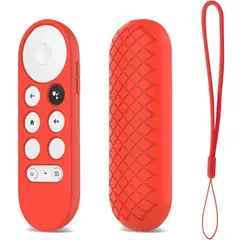 GENERICO - Funda case para control remoto google tv rojo