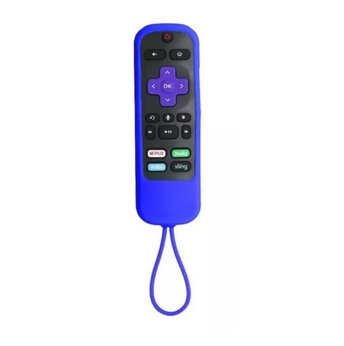 Funda case para control remoto roku express premiere ultra azul