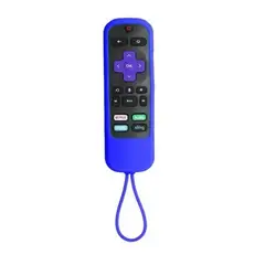 GENERICO - Funda case para control remoto roku express premiere ultra azul