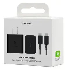 SAMSUNG - Cargador 45W para S24 Ultra Original