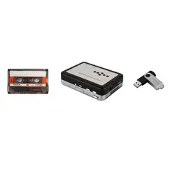 RST - Toca Cassette Reproductor de cintas de audio Grabador a mp3