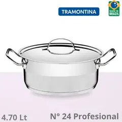 TRAMONTINA - Olla Baja N° 24 Profesional - Tramontina.