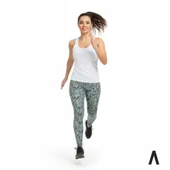 AGO ACTIVEWEAR - Malla Leggings deportiva Forest
