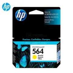 HP - Cartucho de Tinta 564 Amarillo CB320WL OfficeJet 3520 4622 7520 Original