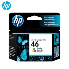 HP - Cartucho de Tinta 46 Tricolor CZ638AL DeskJet 2529 4729 5739 Original