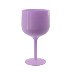 GENERICO - COPA ACRÍLICA LILA PARA VINO Y CÓCTELES FIESTAS EVENTOS Y BRINDIS