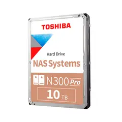 TOSHIBA - Disco duro n300 pro nas 10tb sata 7200rpm pn HDTOWG71AXZSTB