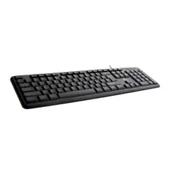 XTECH - Teclado estándar en Ingles con conexion cable negro pn XTK-092E
