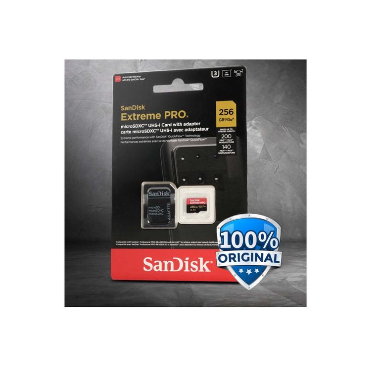 Memoria Micro SD Extreme PRO A2 256GB 200Mbps Gopro