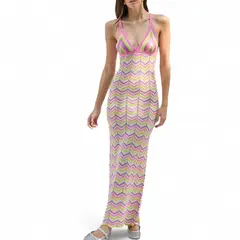 GENERICO - Vestido Arcoiris Hilo Tacto 468G Ane-39 Color Rosado