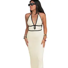 GENERICO - Vestido Hilo Americano Zoe Platillado 468G Ane-30 Color Perla