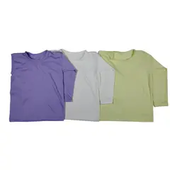 GENERICO - Pack x3 polos manga larga de algodón talla 4