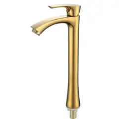 FRATELLI - LLAVE MONOCOMANDO DE LAVATORIO ALTO ORO FLORIDA