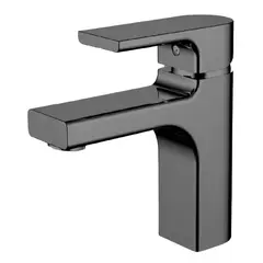 FRATELLI - MEZCLADORA MONOCOMANDO DE LAVATORIO BAJO TORINO BRONCE GRIS