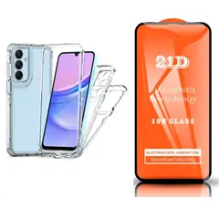 CASE - 360 TRANSPARENTE A36 SAMSUNG + MICA VIDRIO