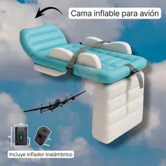 TECNOBABY CON MATEO - Cama de avión inflable para bebés y niños